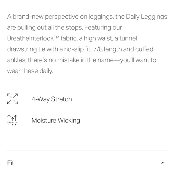 Vuori Daily Legging - Black - Picture 2 of 14